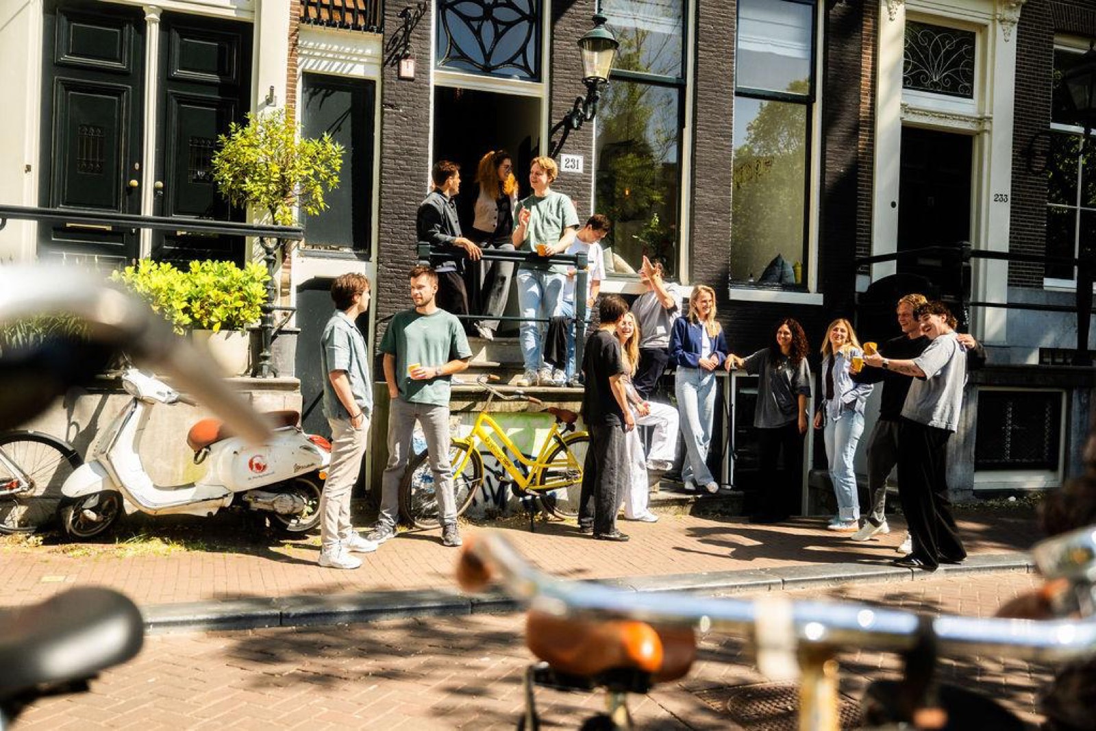 Yellowgrapers voor het kantoor